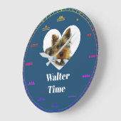 Herz Große Wanduhr (Winkel)