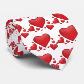 Herz-Gruppen-Krawatte Krawatte (Gerollt)