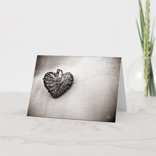 Herz [Grußkarte] Karte (Vorderseite)