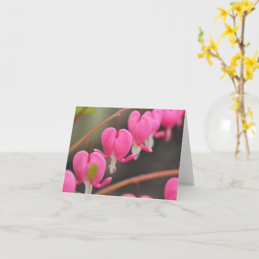 Herz-Grußkarte Karte (Gelbe Blume)