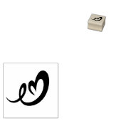 Herz Gummistempel (Stempel)