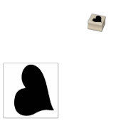 Herz Gummistempel (Stempel)