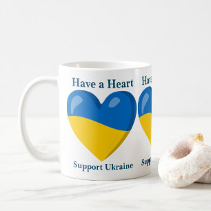 Herz haben - Unterstützung der Ukraine Geschenke T Kaffeetasse