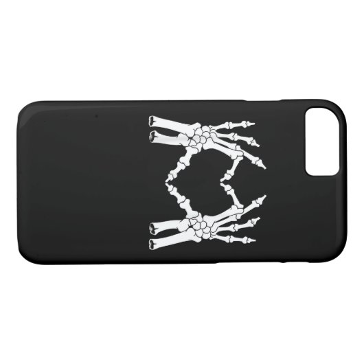 Herz - Halloween Skeleton Hand Case-Mate iPhone Hülle (Rückseite (Horizontal))
