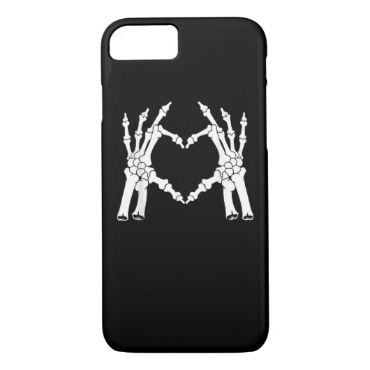 Herz - Halloween Skeleton Hand Case-Mate iPhone Hülle (Rückseite)