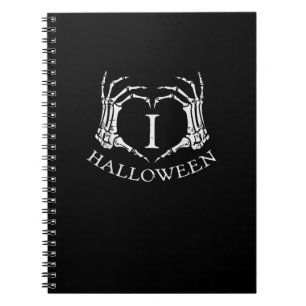 Herz Halloween Skeleton Hand Kostüme Männer Frauen Notizblock