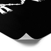 Herz - Halloween Skeleton Hand Poster (Ecke)