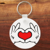 Herz Hand  Schlüsselanhänger (Vorderseite)
