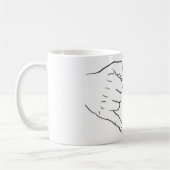Herz Hand Tasse (Links)