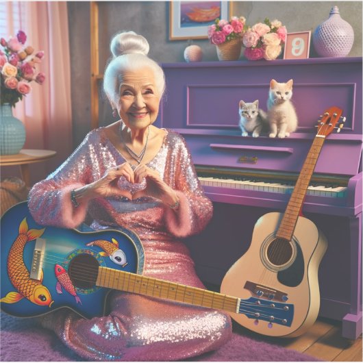 Herz-Hände Aufkleber (Vorderseite)