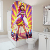 Herz-Hände Duschvorhang (Beispiel)