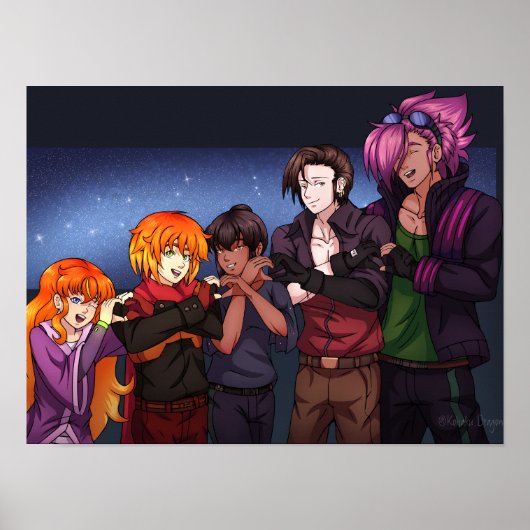 Herz-Hände Poster (Vorne)