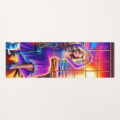 Herz-Hände Yogamatte (Rückseite (Horizontal))