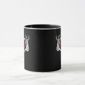Herz Hands Skeleton Tasse (Zentrum)