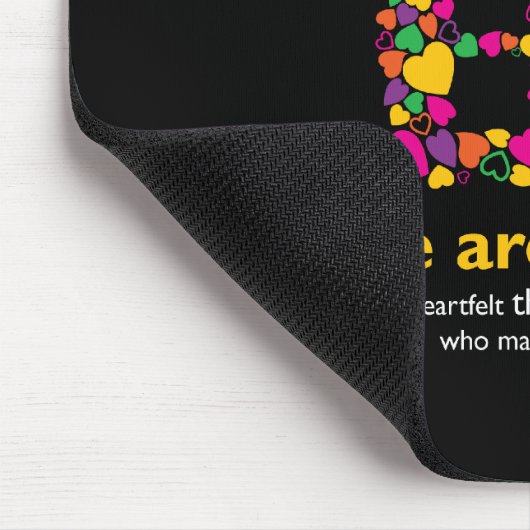 Herz-Haus Mousepad (Ecke)