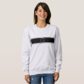 Herz ♥ Heart ♥ black-white Sweatshirt (Vorne ganz)