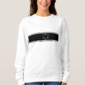 Herz ♥ Heart ♥ black-white Sweatshirt (Vorderseite)