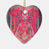 Herz Heart Cœur Cuore digital art digitale Kunst Keramik Ornament (Rechts)