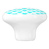 Herz ♥ Heart ♥ Herzen ♥ Hearts Keramikknauf (Seitenansicht)