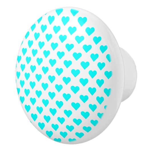 Herz ♥ Heart ♥ Herzen ♥ Hearts Keramikknauf (Rechts)