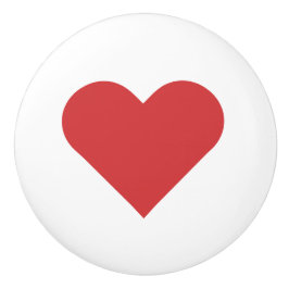 Herz ♥ Heart ♥ Herzen ♥ Hearts retro Keramikknauf