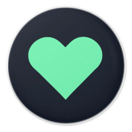 Herz ♥ Heart ♥ Herzen ♥ Hearts retro Keramikknauf