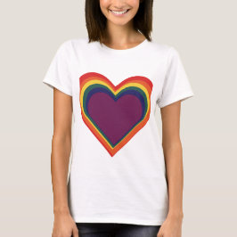 Herz ♥ Heart – Rainbow Colors – Regenbogenfarben T-Shirt