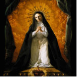Herz Heiliger Margaret Mary Alacoque - Giaquinto Freistehende Fotoskulptur<br><div class="desc">Heilige Margaret Mary Alacoque,  der das heilige Herz von Jesus erwägt.  Sie erlitt eine verkrüppelnde Störung,  von der sie nach einer Vision der gesegneten Jungfrau geheilt wurde,  und wurde nachher eine Nonne.  frontiernow.com</div>