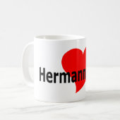 Herz Hermannstadt Kaffeetasse (Vorderseite Links)