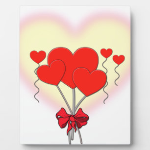 Herz Herzen Liebe romantisch individuell anpassen Fotoplatte