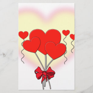 herz herzen liebe romantische benutzerdefinierte p briefpapier