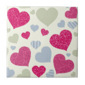 Herz-Hintergrund Fliese (Vorderseite)