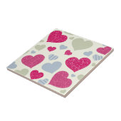 Herz-Hintergrund Fliese (Seite)