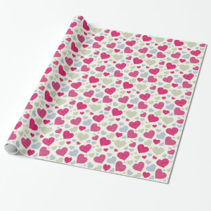 Herz-Hintergrund Geschenkpapier