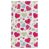 Herz-Hintergrund Kleine Geschenktüte (Vorderseite)