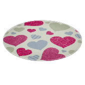 Herz-Hintergrund Schneidebrett (Ecke)