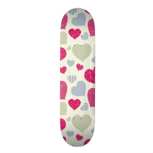Herz-Hintergrund Skateboard