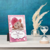 Herz Hintergrund Valentins Foto Plaque Fotoplatte (Seite)