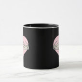 Herz-Hintern Umarmung Skeleton Hands Classic Tasse (Zentrum)