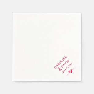 Herz, Hochzeit, Paare, Veranstaltungen Serviette