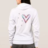 Herz hoodie (Rückseite)