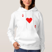 Herz Hoodie (Vorderseite)