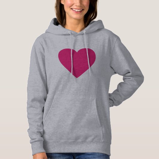 Herz Hoodie (Vorderseite)