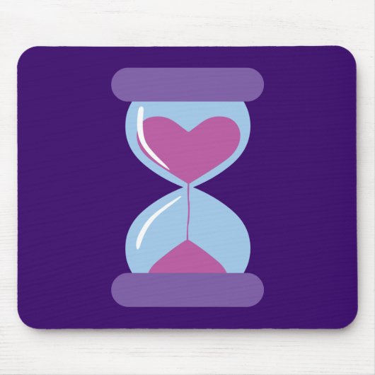 Herz Hourglass Mousepad (Vorne)