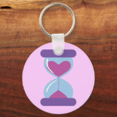 Herz Hourglass Schlüsselanhänger (Vorderseite)