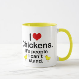 (Herz-) Hühner I Tasse