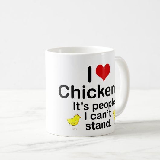 (Herz-) Hühner I Tasse (VorderseiteRechts)