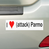 Herz I (Angriff) parmo Autoaufkleber (Auf Auto)