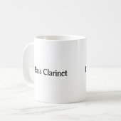 Herz I Bassklarinette Kaffeetasse (Vorderseite Links)