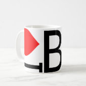 Herz I BC Kaffeetasse (Vorderseite Links)